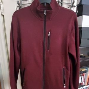 Fleece track jacket
